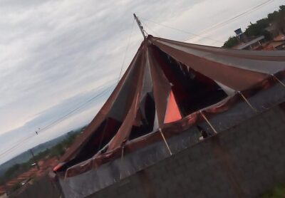 Após chuva em Divinópolis, Circo Para Todos suspende atividades por danos na lona