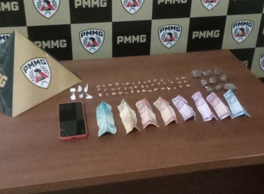 Polícia Militar prende suspeito de tráfico de drogas durante Operação Argus em Biquinhas em Minas Gerais