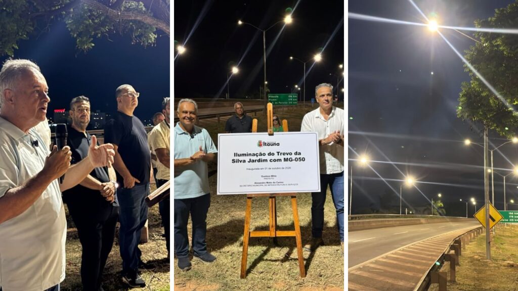 Itaúna inaugura a iluminação do trevo Silva Jardim na MG- O50 após mais de 14 anos de espera itauna-inaugura-iluminacao-do-trevo-da-silva-jardim-com-a-mg-050