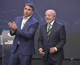 Pesquisa BTG/Nexus divulgada nesta segunda-feira aponta empate técnico entre Lula e Flávio Bolsonaro