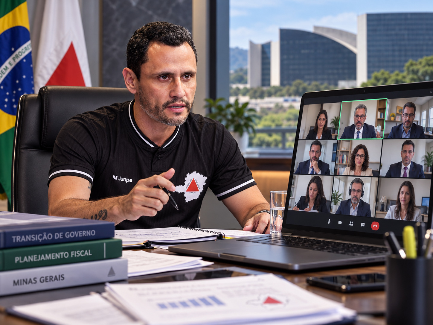 Transição de Cleitinho começa com responsabilidade fiscal e levantamento das contas de Minas para 2027; reunião ocorreu hoje (13/10) às 10h